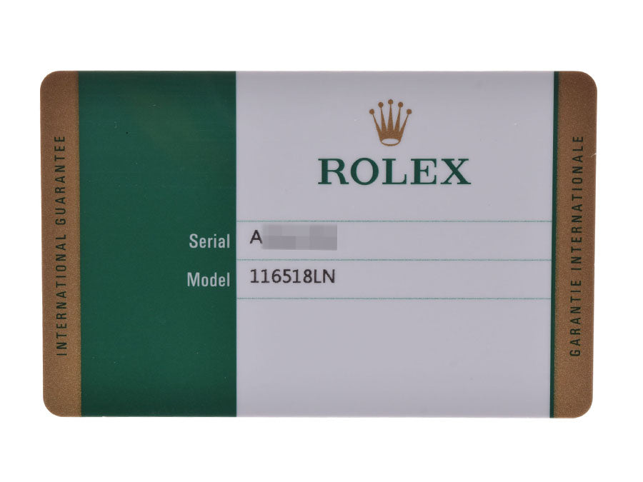 スイス製 高級 · シャンパン文字盤 116518LN ランダム番 メンズ YG/ラバー 自動巻 時計 Aランク 美品 関税負担なし 箱 新ギャラ 正規新品未開封 銀蔵