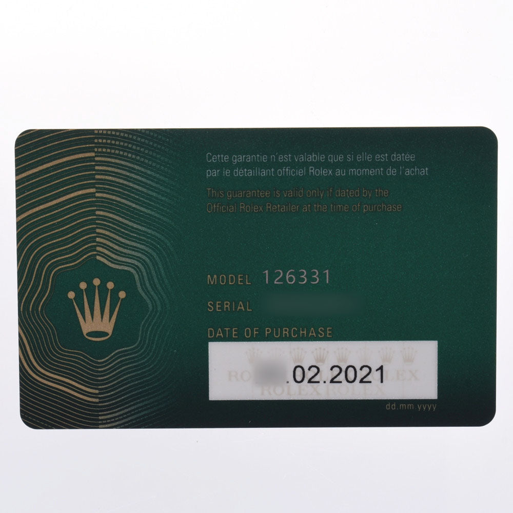 【関税負担なし】関税負担なし スイス製 高級 ·41 126331 メンズ SS/RG 腕時計 自動巻き ピンク文字盤 未使用 銀蔵
